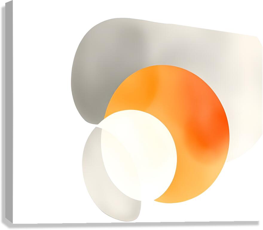Abstract Circular Composition Canvas Print