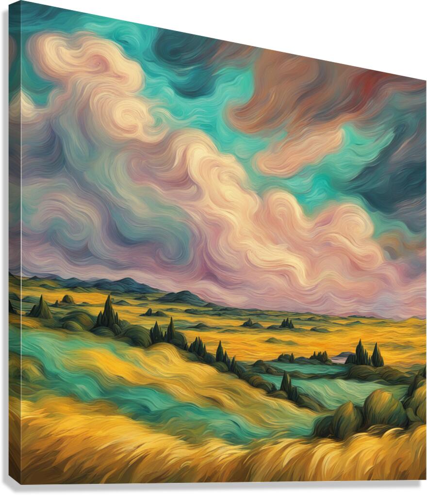 Dramatic Clouds  4 Canvas Print