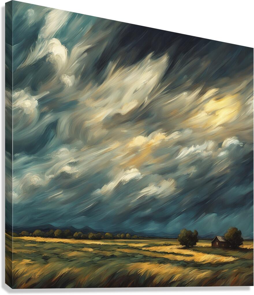 Dramatic Clouds  15 Canvas Print