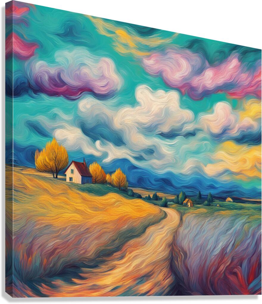 Dramatic Clouds  20 Canvas Print
