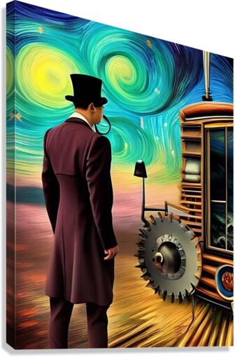 Time vehicle  Canvas Print