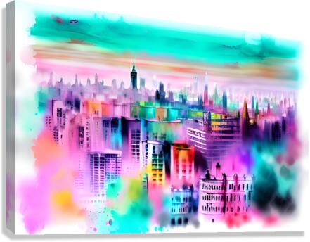 City Canvas Print
