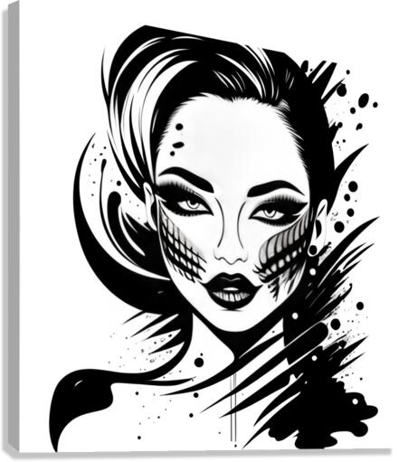 Bold Gaze Canvas Print
