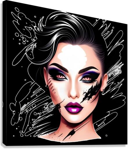 Dark Elegance Canvas Print