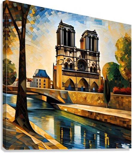 Parisian Cathedral Canvas Print