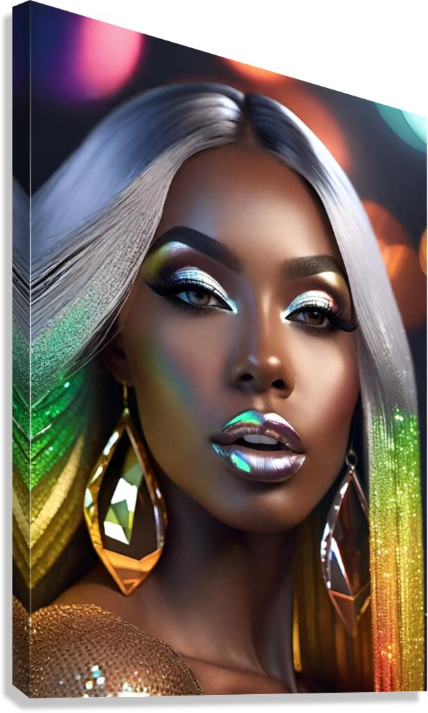 Chromatic Aura Canvas Print