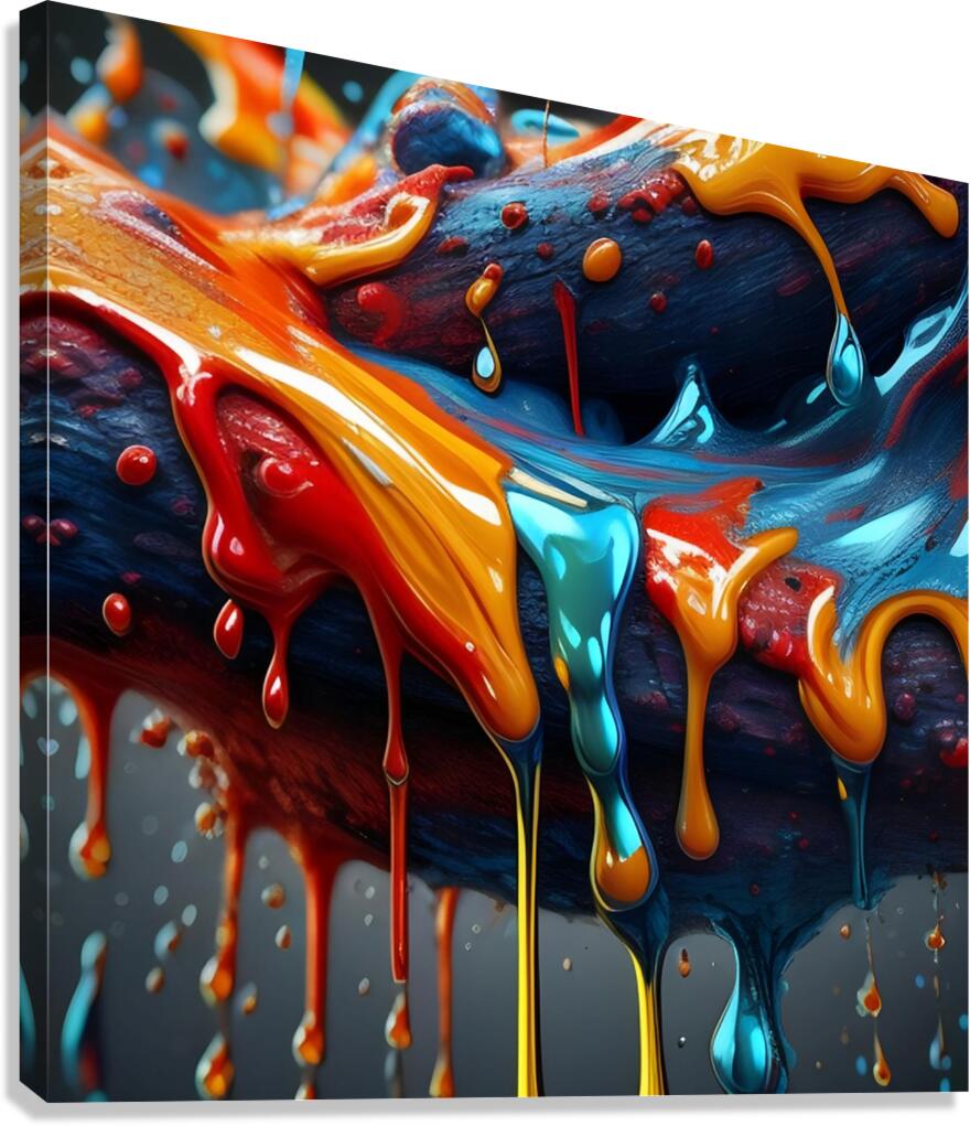 Liquid Splash 3 Canvas Print