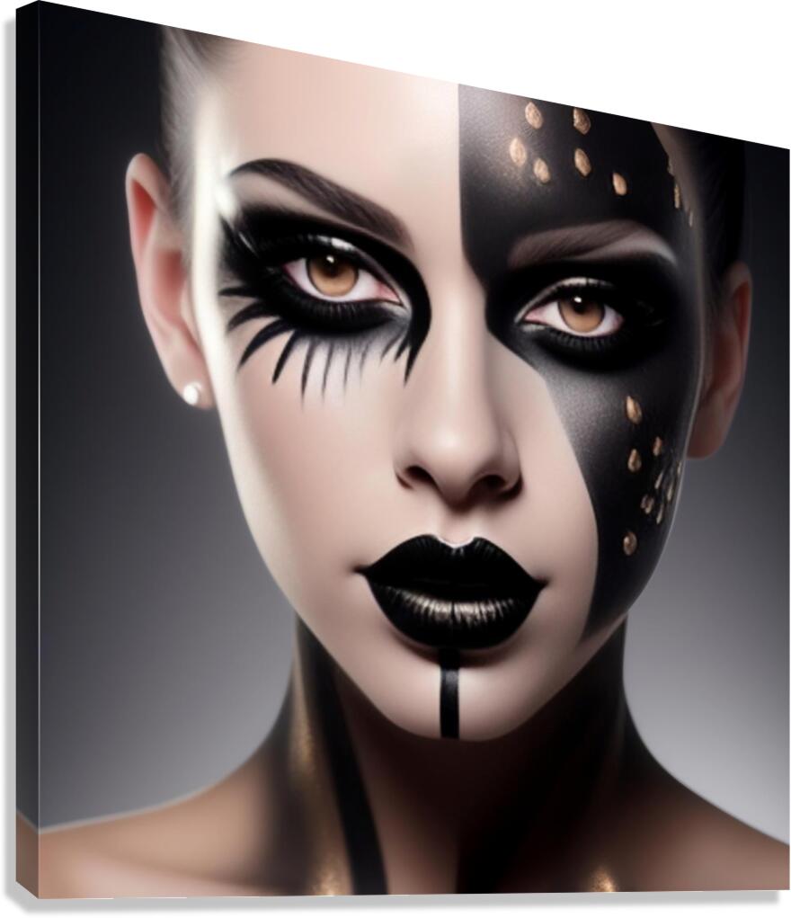 Hidden faces 4 Canvas Print