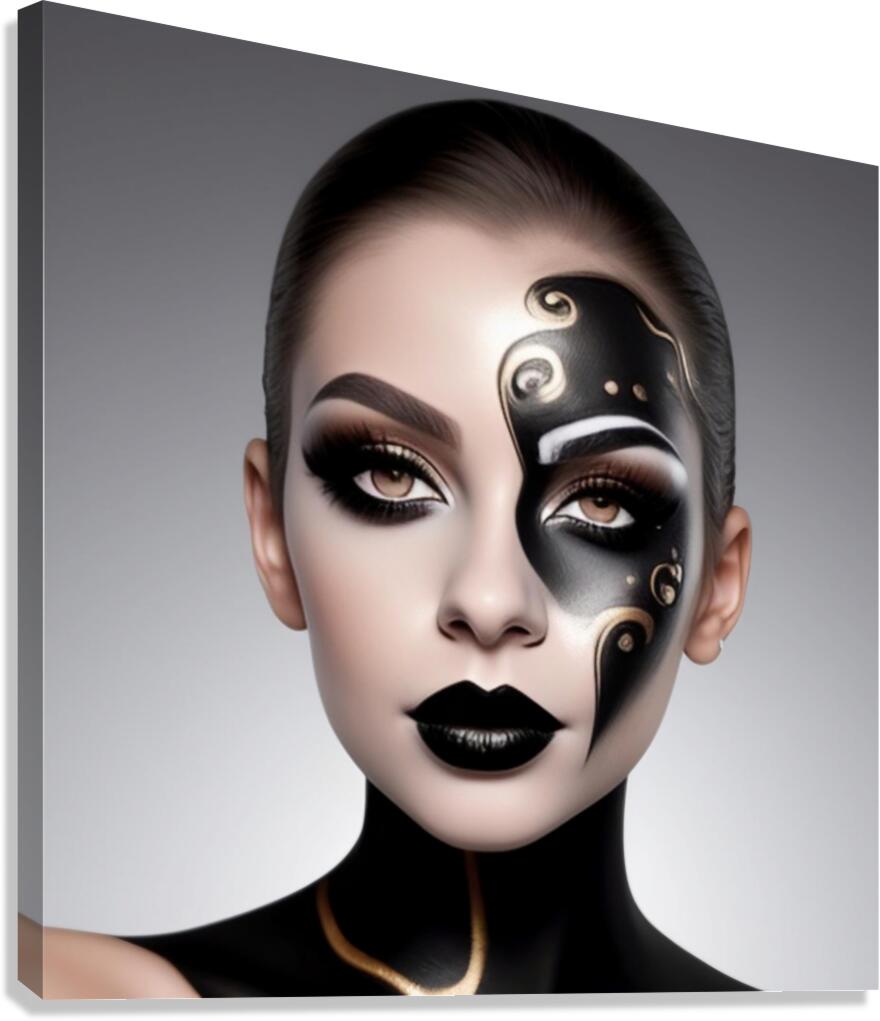 Hidden faces 6 Canvas Print
