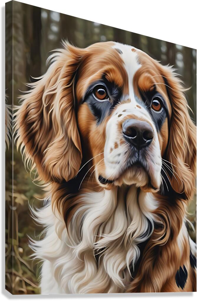 Dog portrait 2 Canvas Print