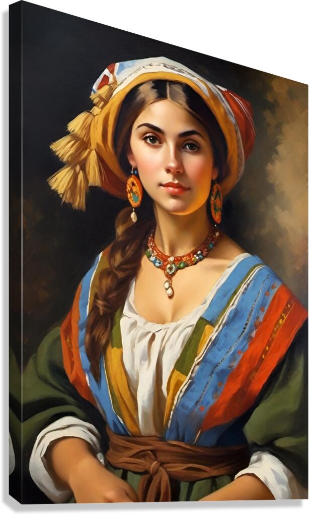 Art 387 Canvas Print
