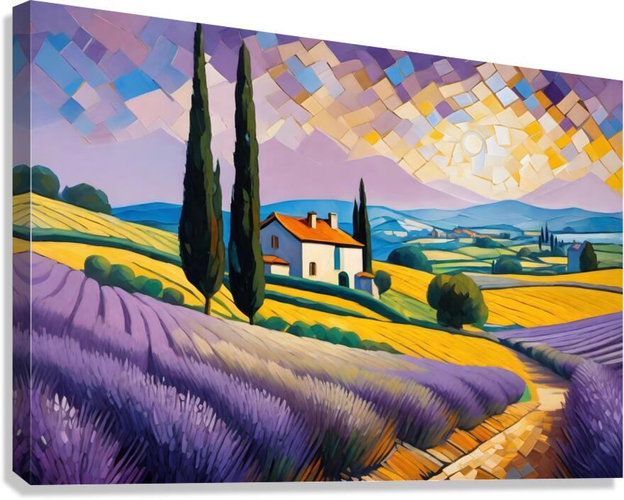 Lavender field 3 Canvas Print