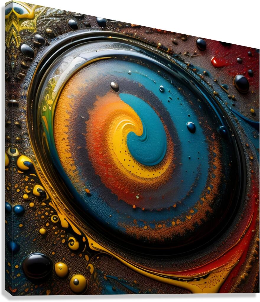 Bright Vortex Canvas Print