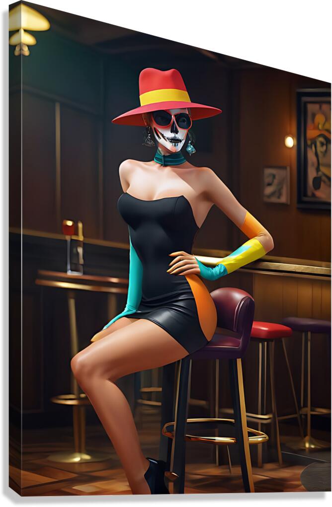 Fashionable Undead 3 Canvas Print