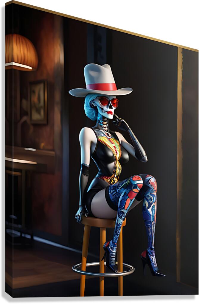 Fashionable Undead 6 Canvas Print