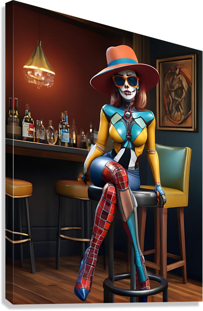 Fashionable Undead 7 Canvas Print