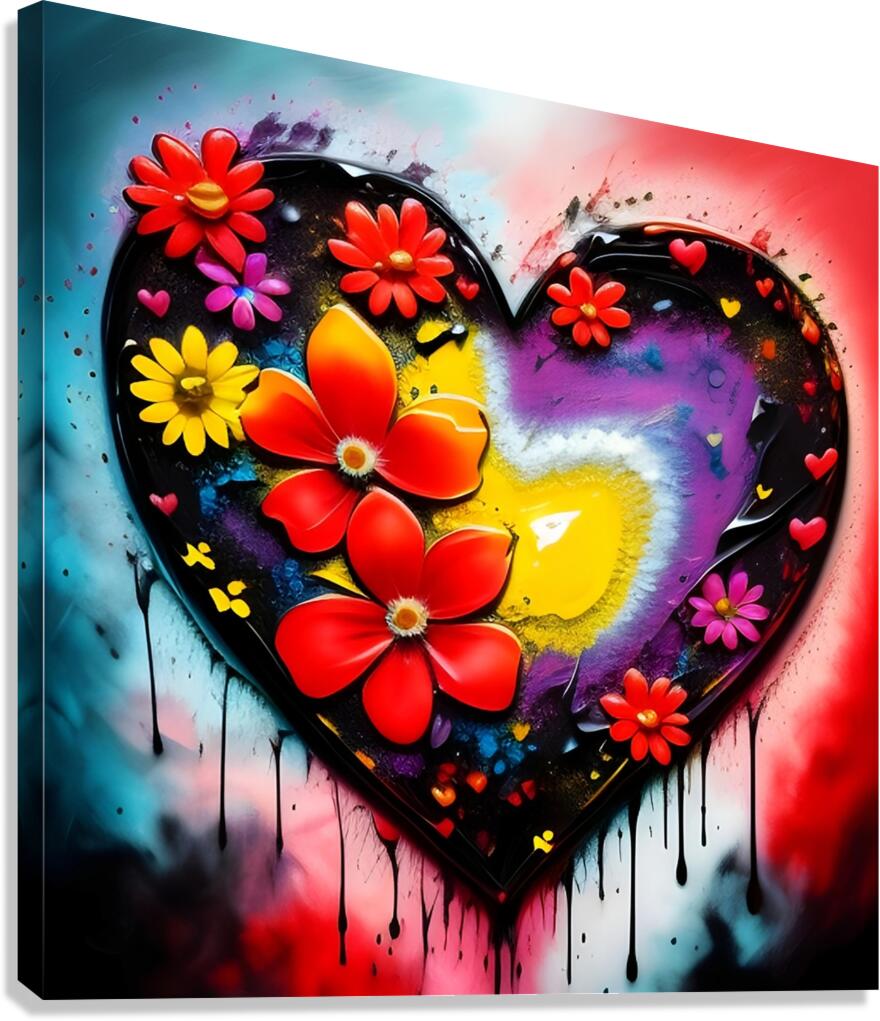 Abstract Emotion 70 Canvas Print