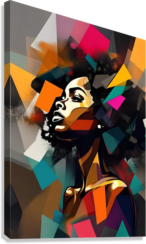 African Lady 21 Canvas Print