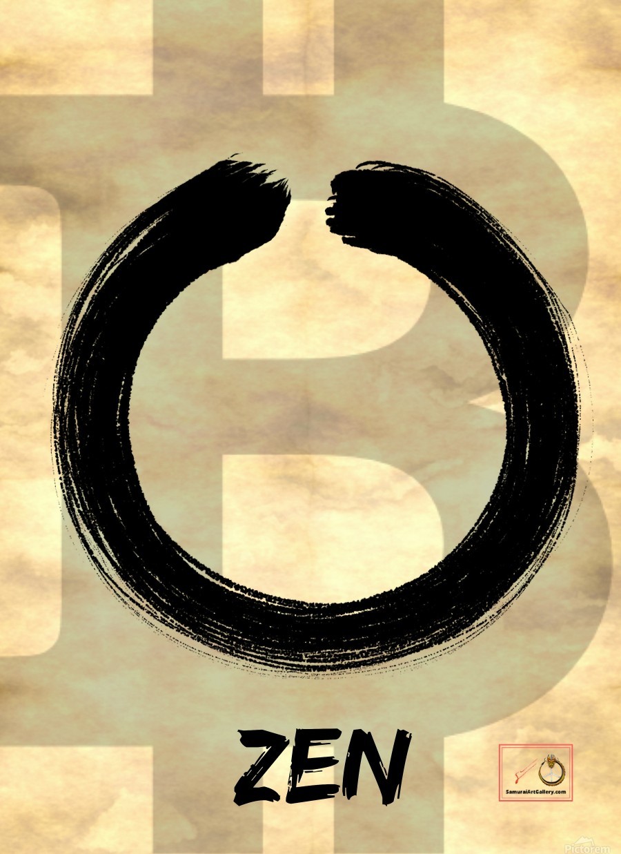 final zen print 150 dpi by Asian Wisdom and Crypto Art Wall Art