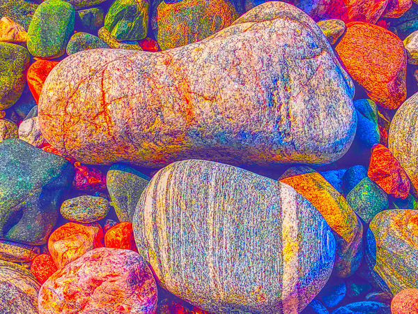Acid Rocks  2 by Tracy Currie ~ Digital Photo Artist