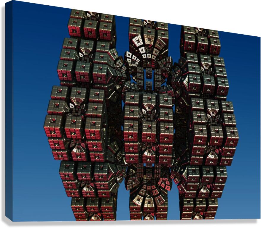 cube 3d Canvas Print