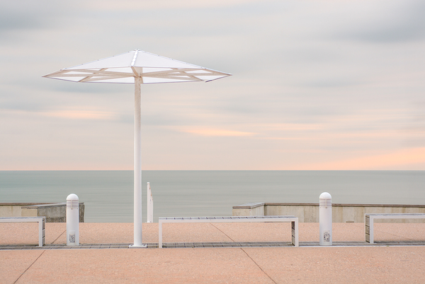 Shelter by the Sea Print