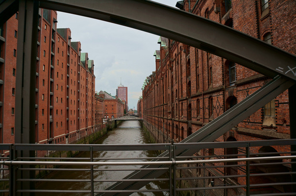 Hamburg canals Print