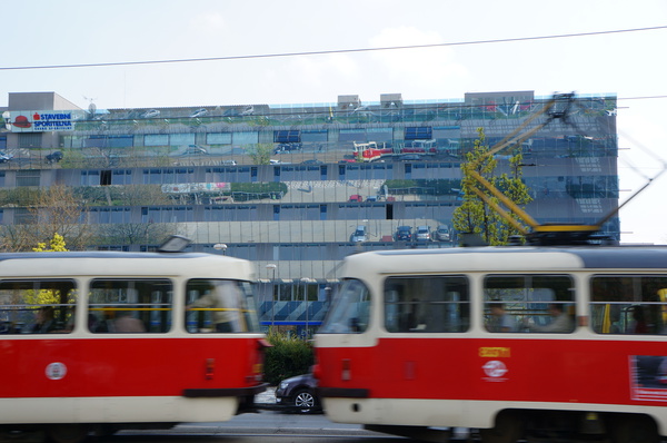 Prague tramway by Cedric Doz