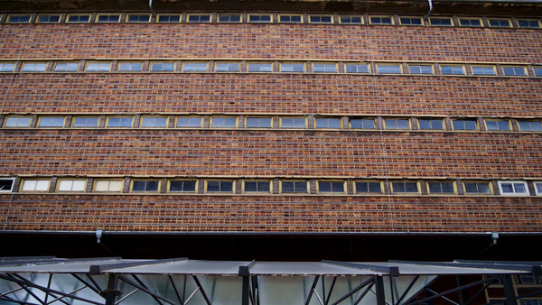 Former factory in Leipzig Print