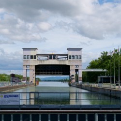 Lock on the Rhine