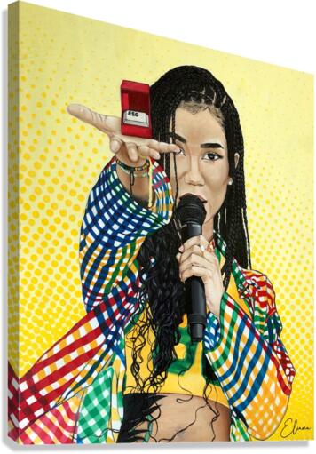 Jhene Aiko  Canvas Print