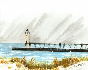 Winter Lighthouse