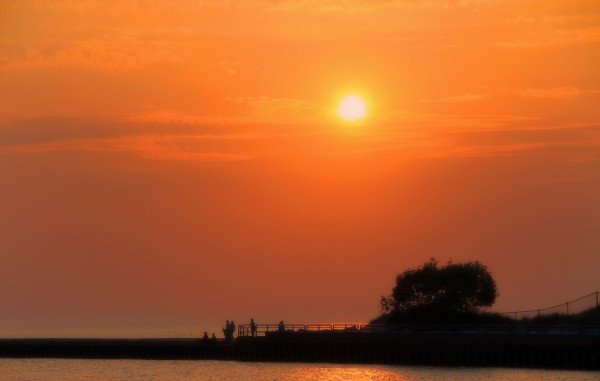 Sunset at the Lake  Print