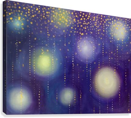Golden Rain  Canvas Print