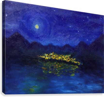 City at Night  Canvas Print