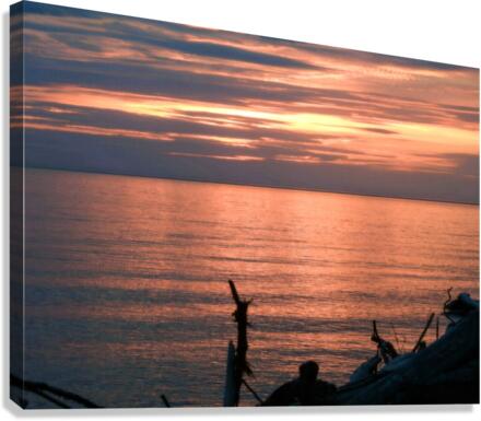 Sunset Reflextion Canvas Print