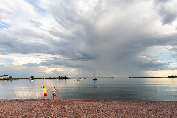 Skimming Stones Print