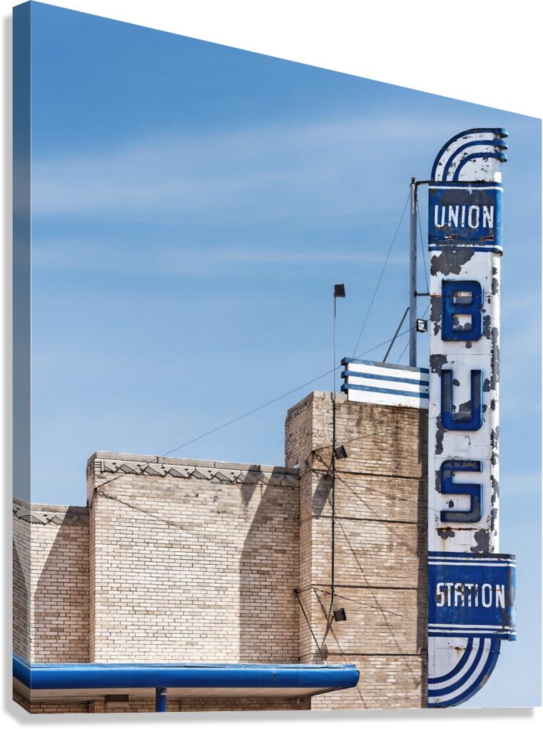 Bus Station Canvas Print