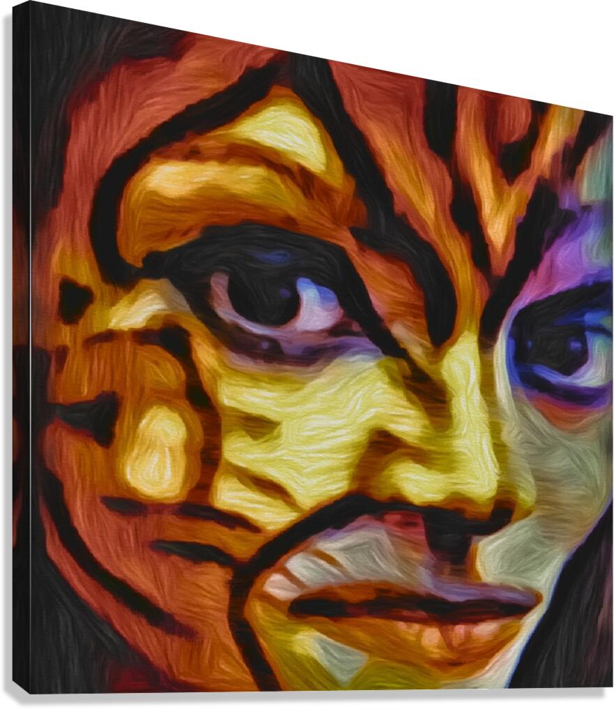 Tiger Inside Canvas Print