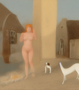 Abstract Nude Woman