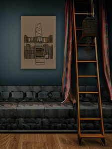 Romantic Ladder Portrait