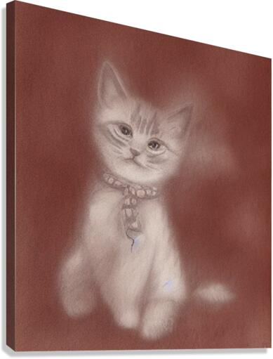 Scholarly Cat Canvas Print