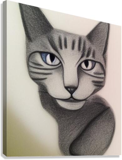 Cat Selfie Canvas Print
