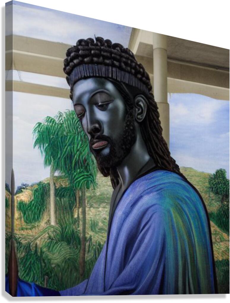 Black King Canvas Print