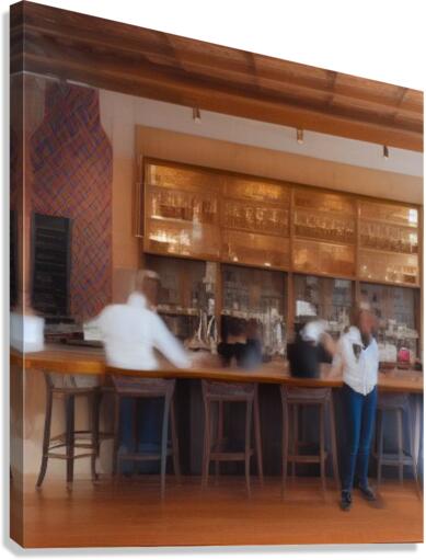 Artistic Bar Canvas Print