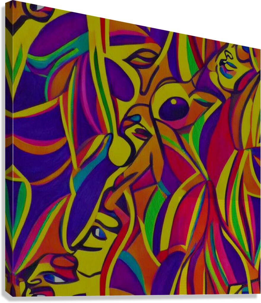 Abstract Panama Canvas Print