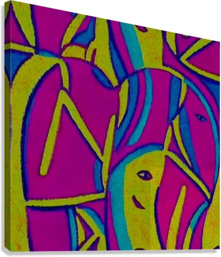 Abstract Shapes Canvas Print