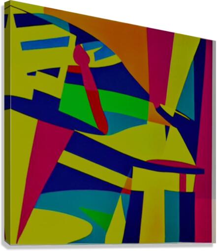 Abstract Shapes Canvas Print