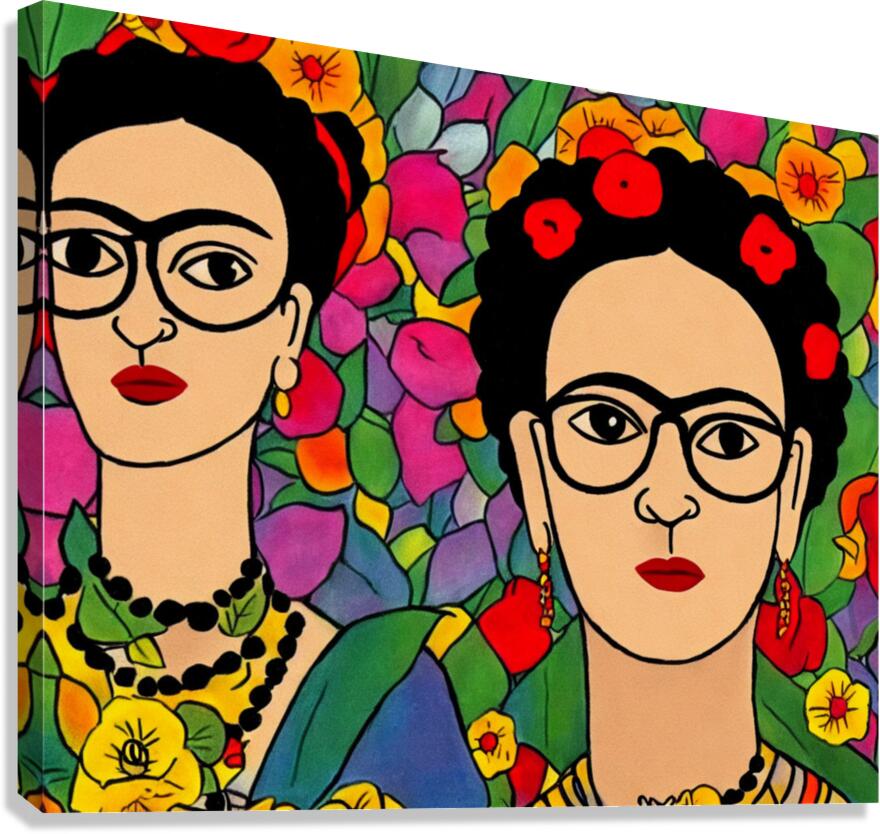 Frida Portrait Canvas Print