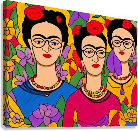 Frida Friends Canvas Print